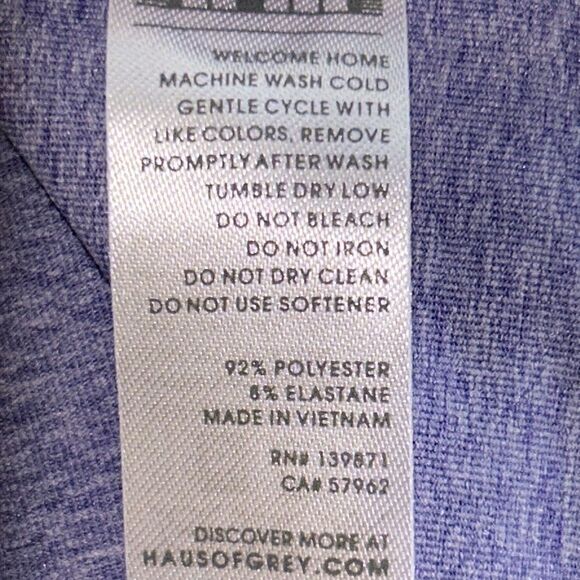 NEW Matte Grey Men’s Purple Polo Shirt - Picture 8 of 8